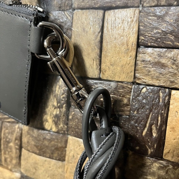 Burberry Grey Alwyn Zipped Wearable Card Case Lanyard Holder - NEW - GENUINE - Picture 5 of 5
